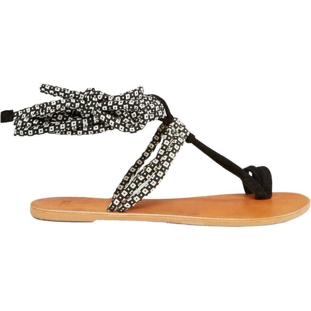 ASOS FACTUAL Tie Leg Sandals - Picture 3 of 10